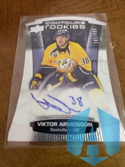 2015-16 Upper Deck Contours Auto Viktor Arvidsson #129 Rookie 181/499 Predators