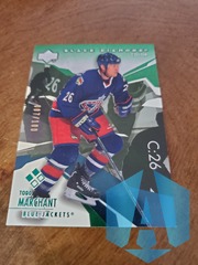 2003-04 Upper Deck Black Diamond Green 007/100 Todd Marchant #114
