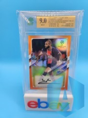 2020-21 Topps Chrome UEFA Autograph Auto Orange Layvin Kurzawa #/25