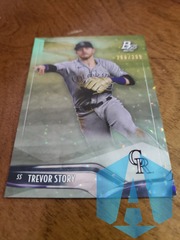 2021 Bowman Platinum Baseball Trevor Story #25 Ice Foil 160/299 Rockies Red Sox