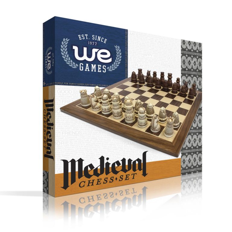 WE Games Medieval Chess Set 15