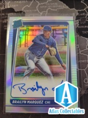 2021 Optic Rated Rookie RC Auto Cubs BRAILYN MARQUEZ
