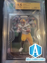 2020 Panini Prizm Rookies AJ Dillon #364 MNT 9.5 MINT Rookie RC Graded