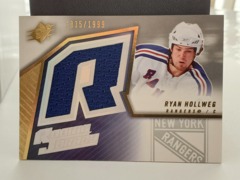 2005-06 SPx Rookie Jersey 1835/1999 Ryan Hollweg #147 Rangers