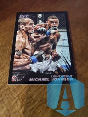 2011 Topps UFC Moment of Truth Michael Johnson #4 Rookie RC Black Onyx 72/88