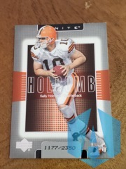 2003 Upper Deck Finite #99 Kelly Holcomb 1177/2350