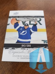 2021 Black Diamond Exquisite Collection Moments 042/399 Andrei Vasilevskiy #ECM-AV