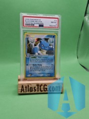 Pokemon Crystal Guardians Blastoise 14/100 Reverse Holo Stamped PSA 8