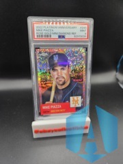 2022 Topps Chrome Platinum PSA 9 Rose Gold Mini Diamond Mike Piazza /75