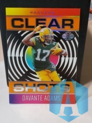 2021 Panini Illusions Clear Shots Orange Davante Adams #CS-8 Acetate
