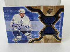 2006-07 SPx Rookie Auto Jersey 1282/1299 Brendan Bell #169 Maple Leafs