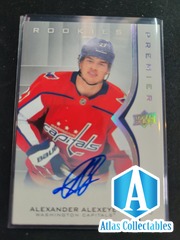 2020-21 Premier Hockey ROOKIES Autograph ALEXANDER ALEXEYEV Auto #99
