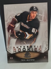 2010-11 SP Game Used Edition Authentic Rookies 478/699 Nick Bonino #190