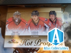 2013-14 Fleer Showcase Washington Capitals Hot Prospects-Grubauer/Carrick/Oleksy