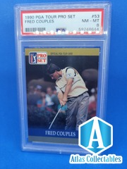 Fred Couples 1990 PGA Tour Pro Set #53 PSA 8