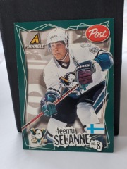 1997-98 Pinnacle Post Teemu Selanne #19 Mighty Ducks