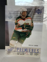 2007-08 Upper Deck Ice Premieres 0514/1999 Joel Ward #119 Acetate
