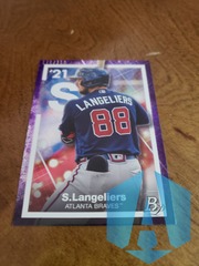 2021 Shea Langeliers PE-28 Bowman Platinum Precious Elements Atlanta Braves 178/250