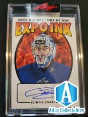 2022 Hockey - One Of One 1/1 LEAF Curtis Joseph AUTO Signed EI-CJ1