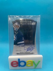 2015-16 Upper Deck Contours Jerseys /199 Connor Hellebuyck #142 Rookie Auto RC