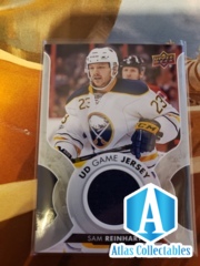 2017-18 Upper Deck UD Game Jersey #GJ-SR Sam Reinhart Buffalo Sabres