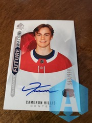 CAMERON HILLIS 2020-21 SP Authentic FUTURE WATCH Autograph Rookie 563/999