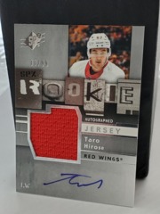 2019-20 SPx Rookie Jersey 77/99 Taro Hirose #09-TH Auto Red Wings