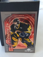 2000-01 Upper Deck MVP Third Star Andrew Raycroft #218