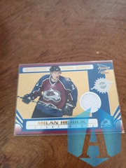 2003-04 Pacific Prism Game-Worn Jersey 0117/1185 Milan Hejduk #109