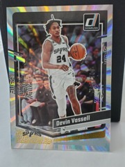 2023-24 Donruss Devin Vassell #47 Holo Silver 007/149 San Antonio Spurs