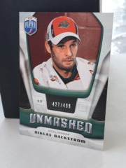 2009-10 Upper Deck Be A Player Goalies Unmasked #GU26 Niklas Backstrom 427/499 Wild
