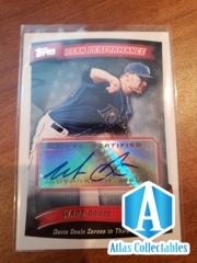 2010 Topps Peak Performance Wade Davis Series 2 Rookie Auto PPA-WD