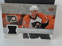 2008-09 Upper Deck UD Game Jersey #GJ-JE Jeff Carter Flyers