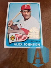 1965 Topps 50th Anniversary #352 Alex Johnson Phillies -see pic