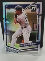2023 Panini Donruss 098/204 Bernie Williams #195 Season-204 Hits in 2002 Yankees