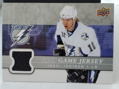 2008-09 Upper Deck Series One UD Game Jersey #GJ-JO Jussi Jokinen Lightning