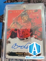 2021 Topps Inception Bobby Dalbec Auto Red /75