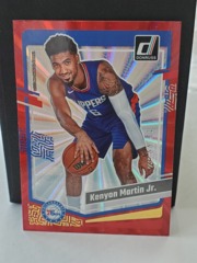 2023-24 Panini Donruss Kenyon Martin Jr. #159 RED Laser Holo 18/99 Philadelphia 76ers