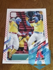 2021 Topps Update Independence Day 18/76 Alex Verdugo Enrique Hernandez #US287
