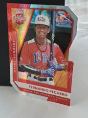 2021 Panini Elite Extra Edition Prime Numbers Die-Cut 10/55 Fernando Peguero #175