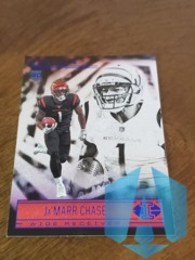 2021 Panini Illusions Blue Foil SP Rookie #65 JA'MARR CHASE RC Bengals