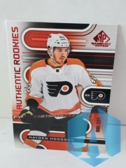 2022-23 UD SP Game Used Authentic Rookies Red #201 Hayden Hodgson 089/227 FLYERS