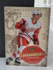 2008-09 Upper Deck Artifacts Darren Helm #251 Rookie 49/75 Detroit Red Wings