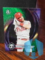 2022 Bowman Platinium #57 Bryce Harper 248/299 Ice Foil Phillies