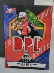 2021 Panini Elite Extra Edition DPL Material Fraymi De Leon #DPLM-FL Jersey