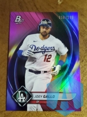 2022 Bowman Platinum Joey Gallo #80 Los Angeles Dodgers 030/199