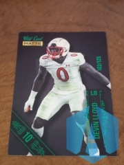 2022 Wild Card Matte Black Devin Lloyd #MB-36 Green Foil 102/125