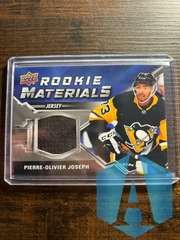 2020-21 Upper Deck Rookie Materials Pierre-Olivier Joseph #RM-PJ