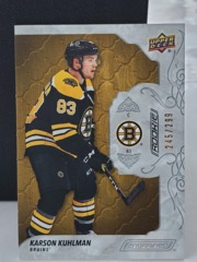 2019-20 Upper Deck Engrained #60 Karson Kuhlman Rookie RC 245/299 Bruins