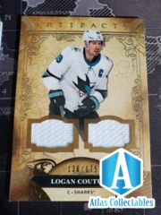 2020-21 Upper Deck Artifacts Gold Material #21 Logan Couture 136/175
